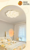 HotSale atmosfera romântica quarto lâmpada de teto led fábrica de plástico