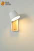 110V 240V CB EMC 6W metal woodrain acabamento LED luz de parede com interruptor de faca
