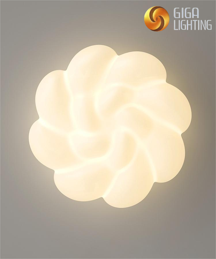 HotSale atmosfera romântica quarto lâmpada de teto led fábrica de plástico