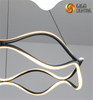 Quarto luz pingente sala de estar luzes led moderno simples espectro completo proteção para os olhos anel arte mesa jantar lustres barra
