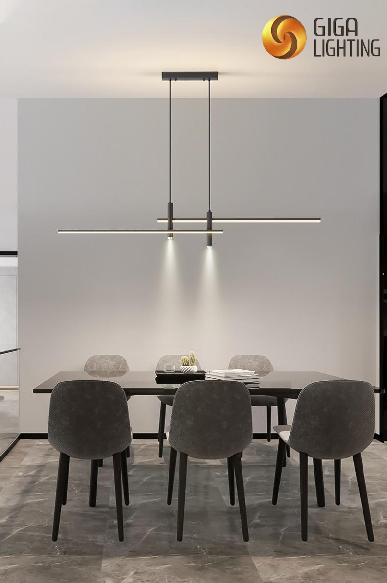 Lustre para sala de jantar, novo holofote para casa, bar, mesa de jantar, restaurante, simples, moderno, criativo, lâmpadas e lanternas
