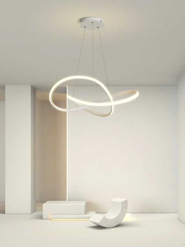 Produtor de lustres circulares LED de arte moderna simples CB EMC