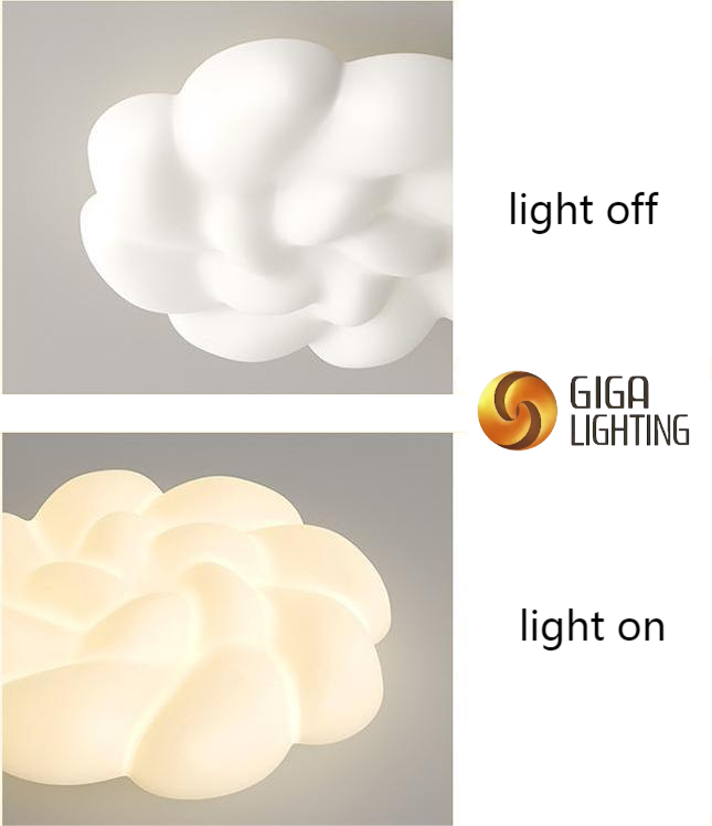HotSale atmosfera romântica quarto lâmpada de teto led fábrica de plástico
