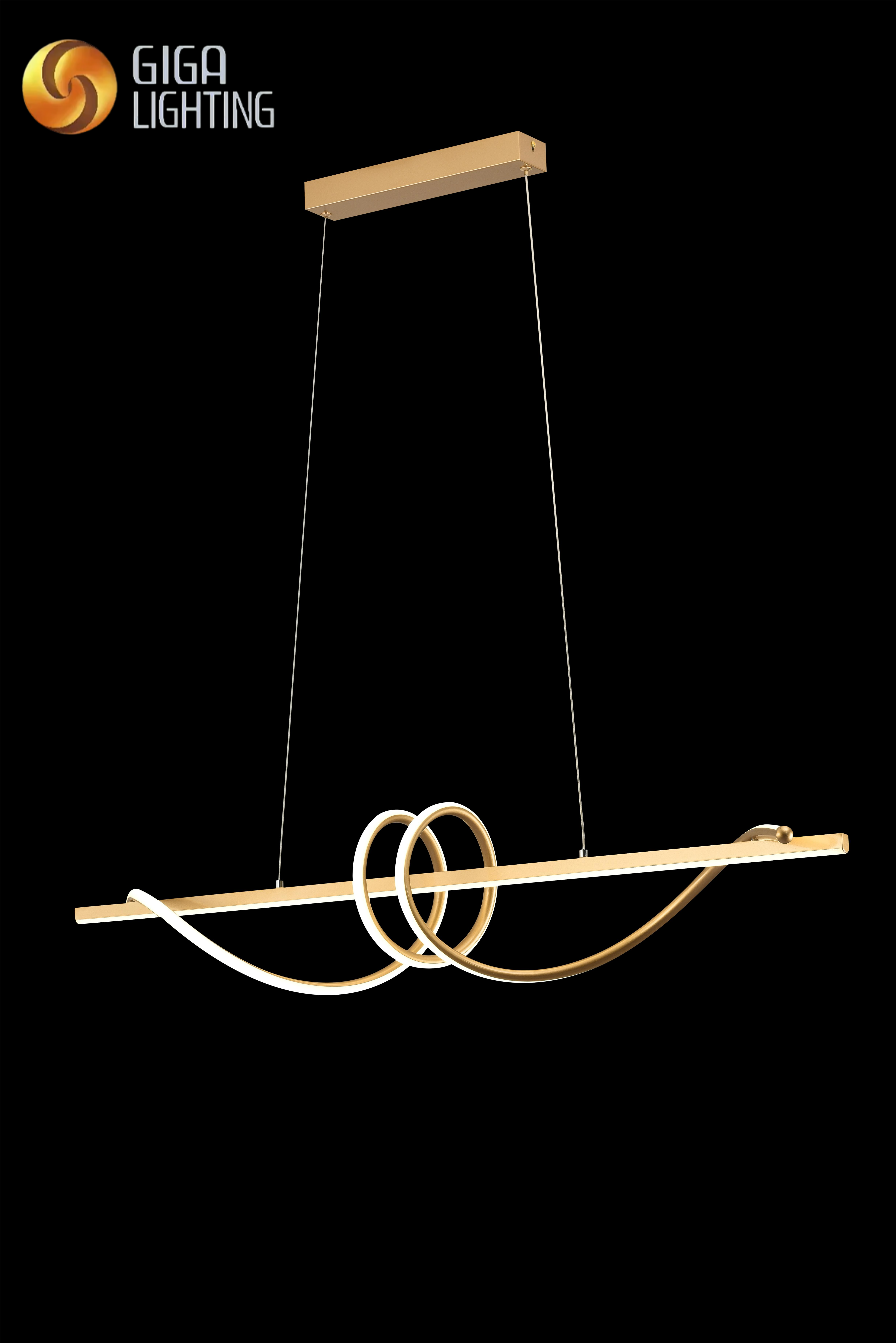 Ce espiral design linear pingente moderno led lustre led pingente iluminações sala de estar casa sala jantar lustre projetado