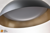 Luminárias suspensas com abajur de cúpula de metal preto fábrica na China