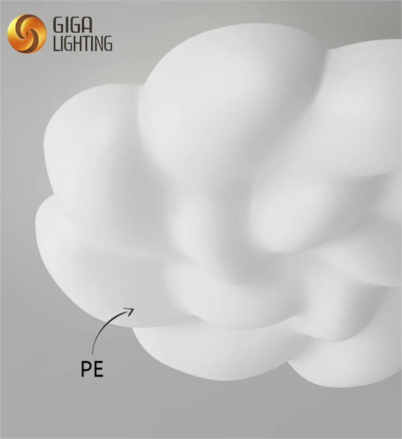 HotSale atmosfera romântica quarto lâmpada de teto led fábrica de plástico