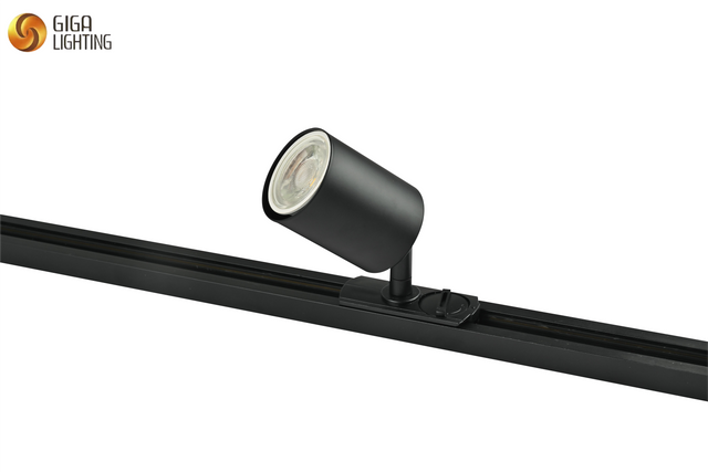 Pontos de teto de produção em massa CE VDE Refletor de teto redondo preto fosco giratório ajustável, soquete GU10, luz de teto montada em superfície de alumínio Lâmpada de teto Downlight