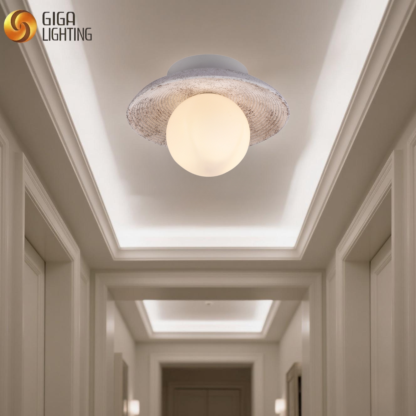 Ordem premium em massa de lâmpadas de teto de travertino natural modernas para atacadistas | OEM disponível