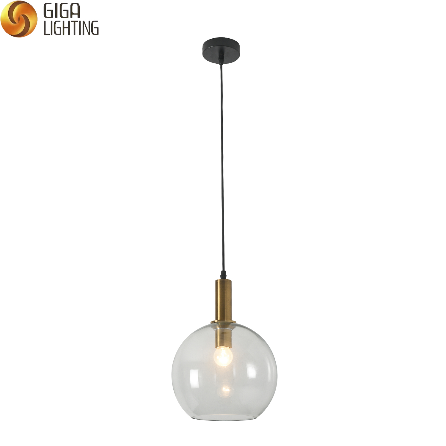 CE moderno pingente de vidro iluminação lustre decorativo restaurante interior cozinha