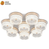 Acessório de teto de LED de acrílico de várias salas 3CCT, decorativo para sala de estar, quarto, cozinha, hotel, lobby
